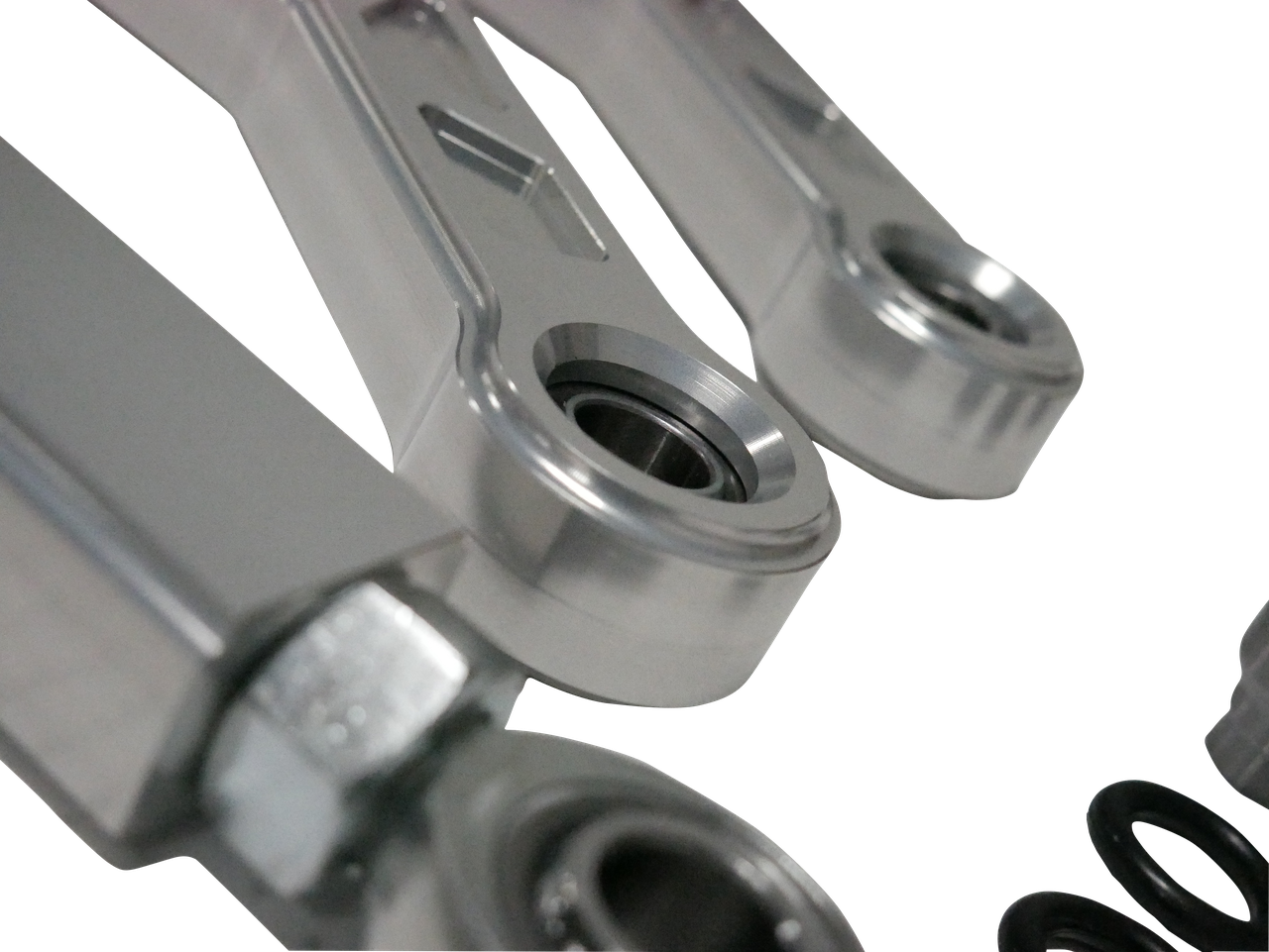 High Clearance Heavy Duty Radius Rod Set(4)-Polished 14-16 Polaris RZR Freedom Off-Road