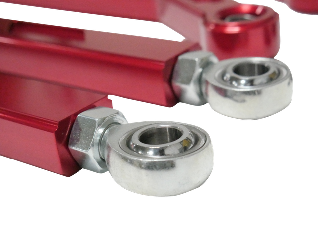 High Clearance Heavy Duty Radius Rod Set (4) - Red 14-16 Polaris RZR Freedom Off-Road