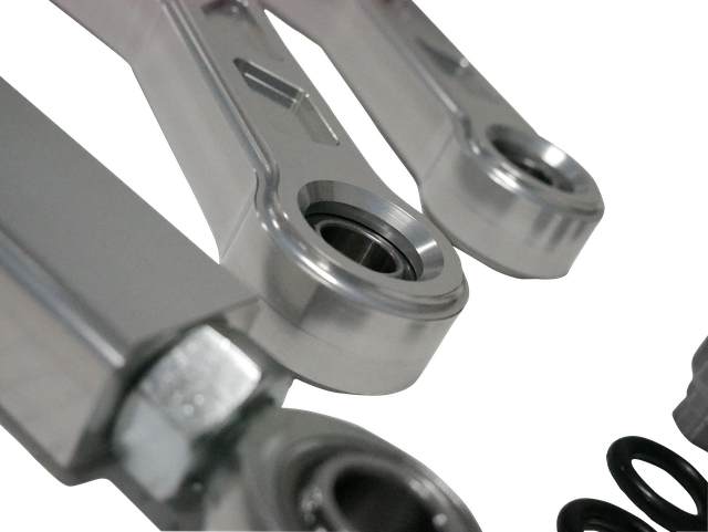 High Clearance Heavy Duty Radius Rod Set (4) - Polished 17-24 Polaris RZR Freedom Off-Road