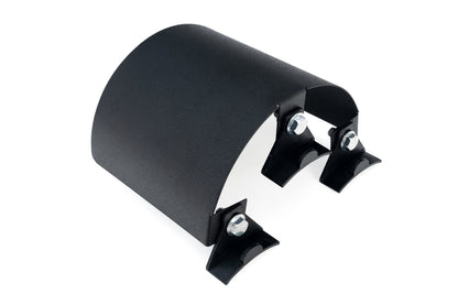 HPS Performance Universal Air Intake Filter Aluminum Heat Shield Black HSK-404