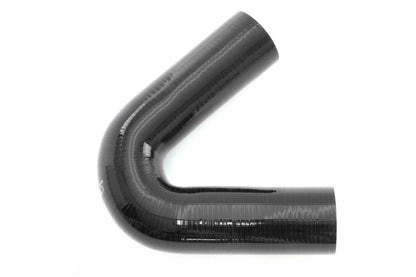 HPS 2-1/4 inch 57mm Silicone 135 Degree Elbow Coupler Hose High Temp 4-ply Reinforced Black