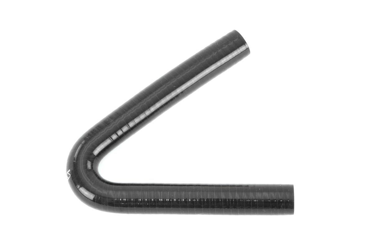 HPS 2 inch 51mm Silicone 135 Degree Elbow Coupler Hose High Temp 4-ply Reinforced Black