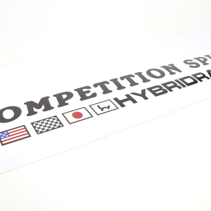 Hybrid Racing Competition Spirit Windshield Sun Strip