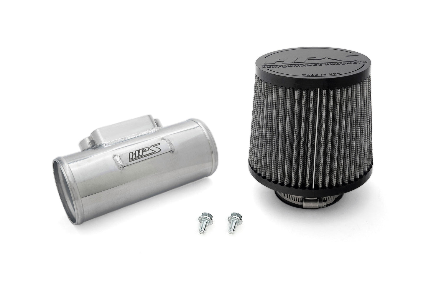 HPS 3 inch MAF Housing Air Intake Tube with HPS Air Filter HPS-4276