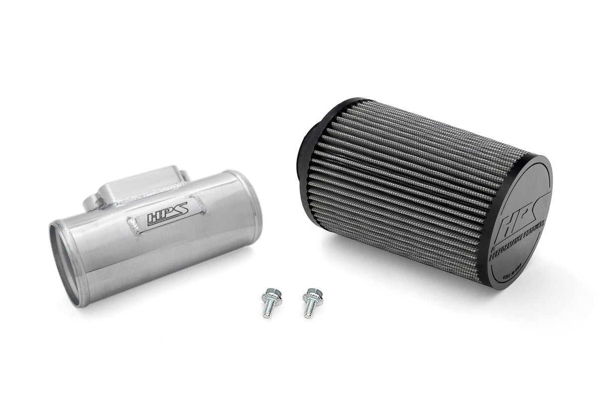 HPS 3 inch MAF Housing Air Intake Tube with HPS Air Filter HPS-4297