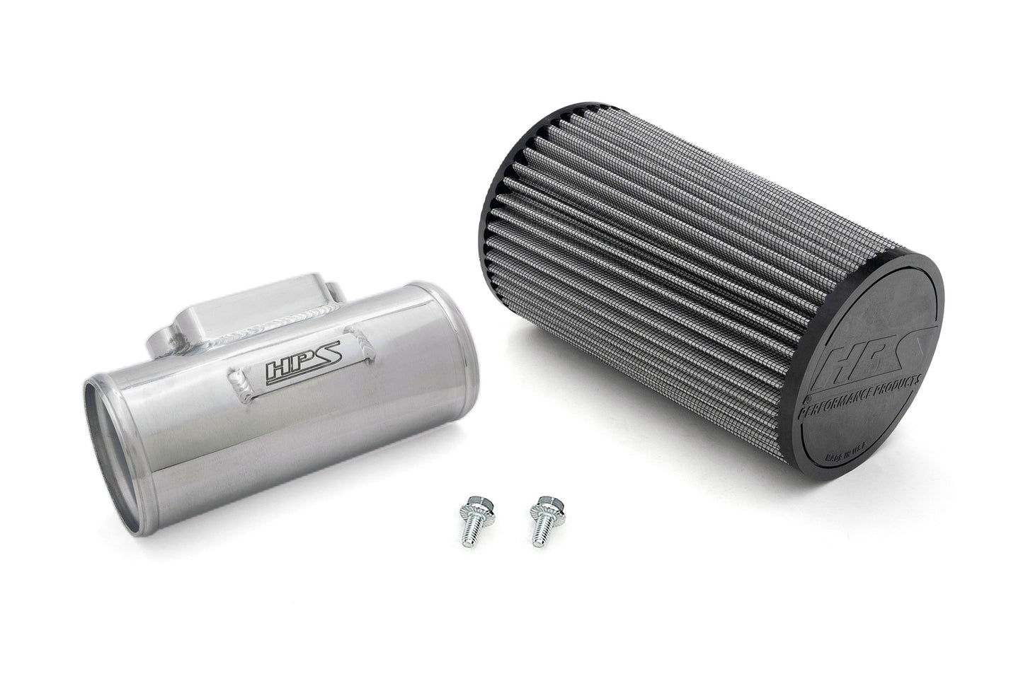 HPS 3 inch MAF Housing Air Intake Tube with HPS Air Filter HPS-4337