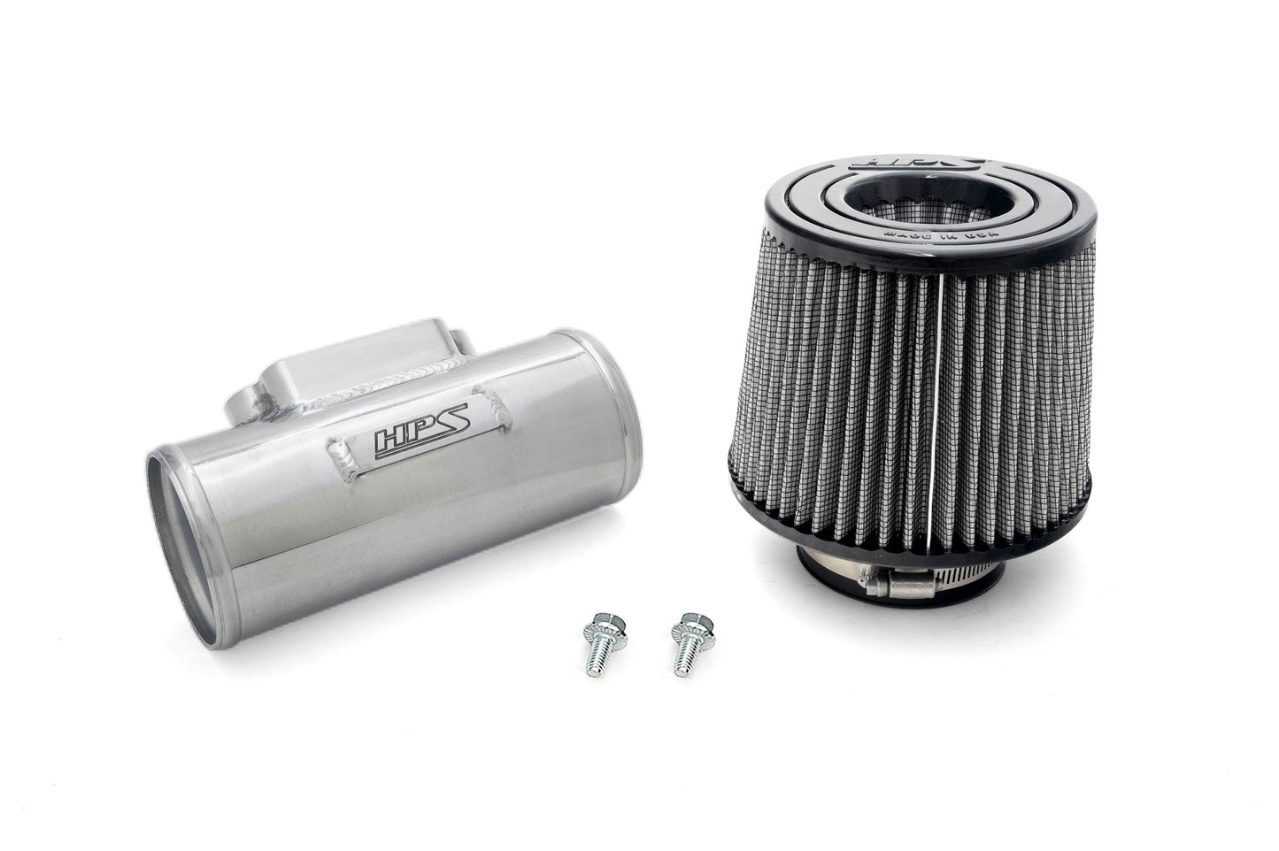 HPS 3 inch MAF Housing Air Intake Tube with HPS Air Filter HPS-4341