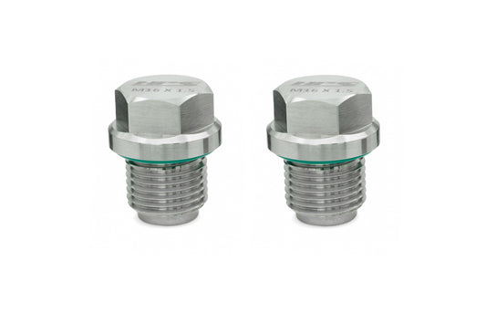 HPS Performance Stainless Steel Magnetic Oil Drain Plug Bolt 2pcs kit for Front Differential Fill and Drain plugs MDPK-101