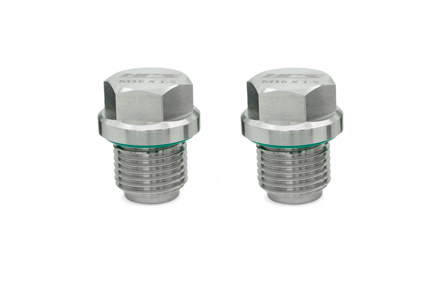 HPS Performance Stainless Steel Magnetic Oil Drain Plug Bolt 2pcs kit for Front Differential Fill and Drain plugs MDPK-101