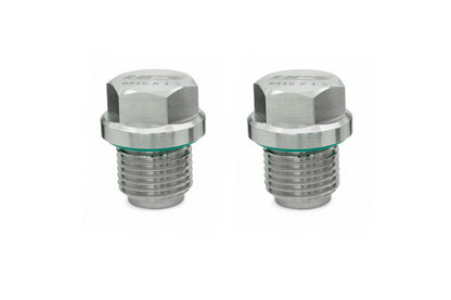 HPS Performance Stainless Steel Magnetic Oil Drain Plug Bolt 2pcs kit for Front Differential Fill and Drain plugs MDPK-101