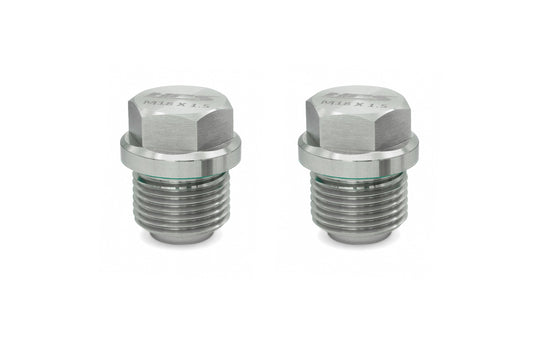 HPS Performance Stainless Steel Magnetic Oil Drain Plug Bolt 2pcs kit for Transmission Fill and Drain Plugs MDPK-102