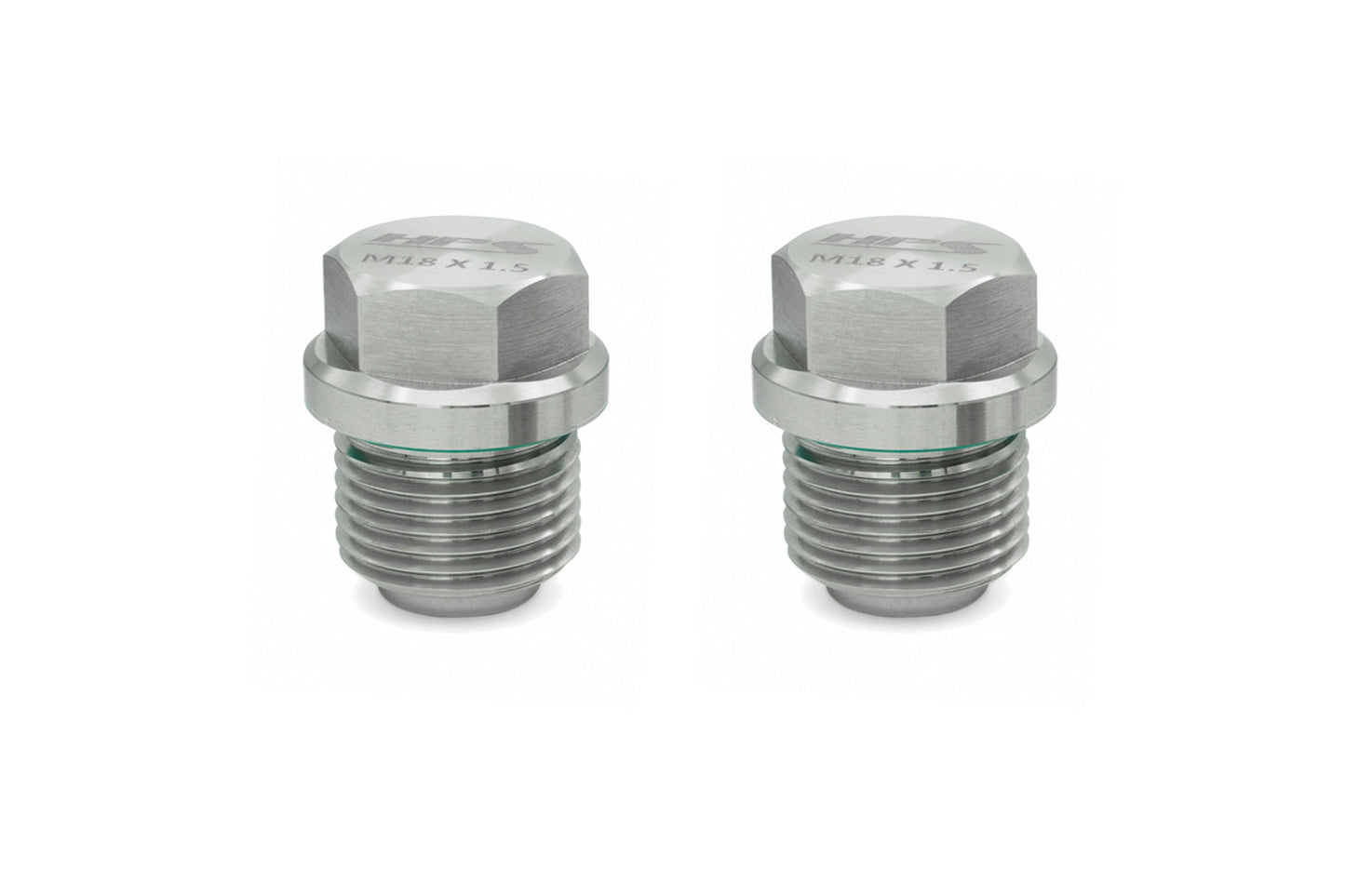 HPS Performance Stainless Steel Magnetic Oil Drain Plug Bolt 2pcs kit for Transmission Fill and Drain Plugs MDPK-102