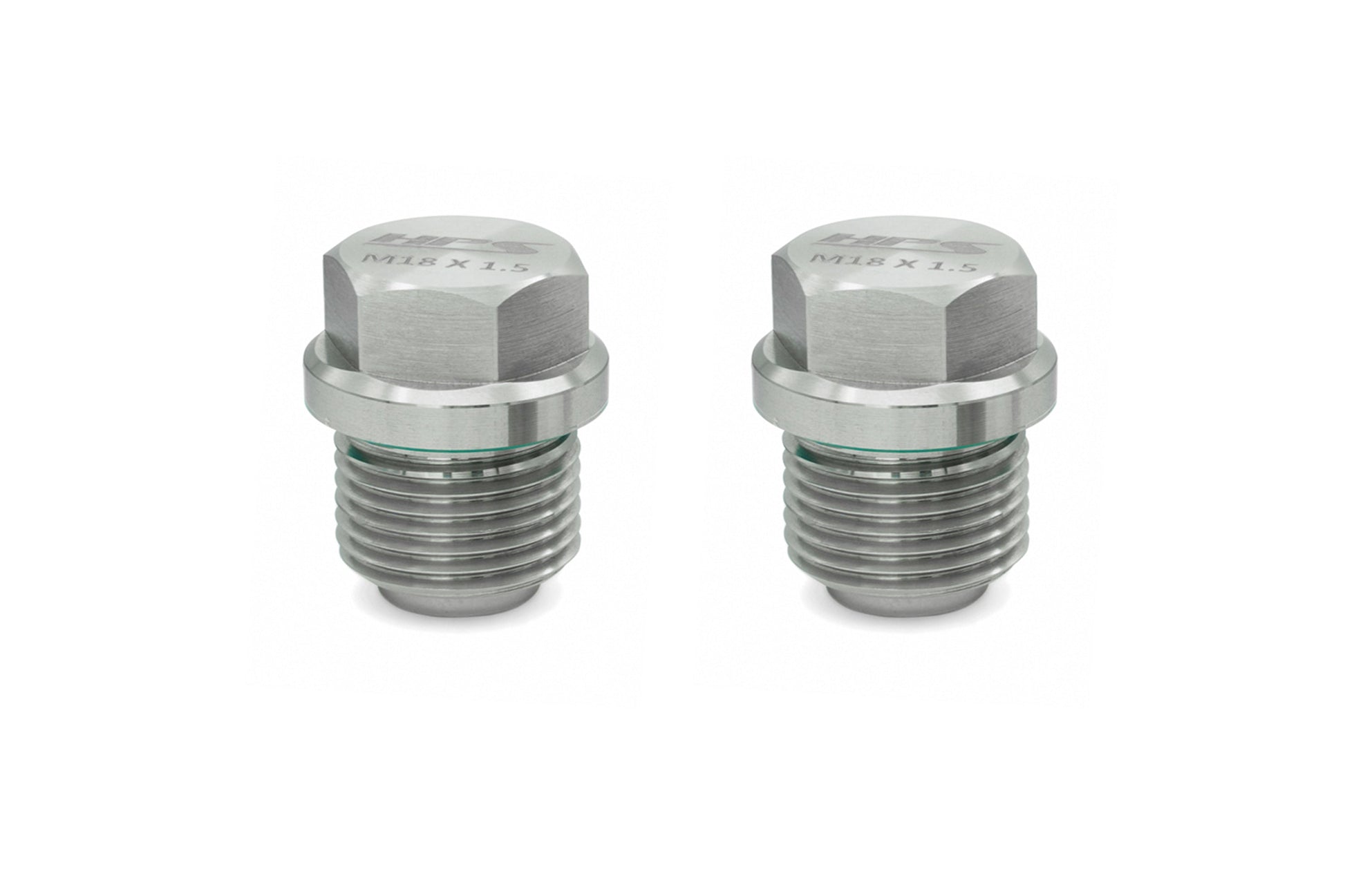 HPS Performance Stainless Steel Magnetic Oil Drain Plug Bolt 2pcs kit for Transmission Fill and Drain Plugs MDPK-102