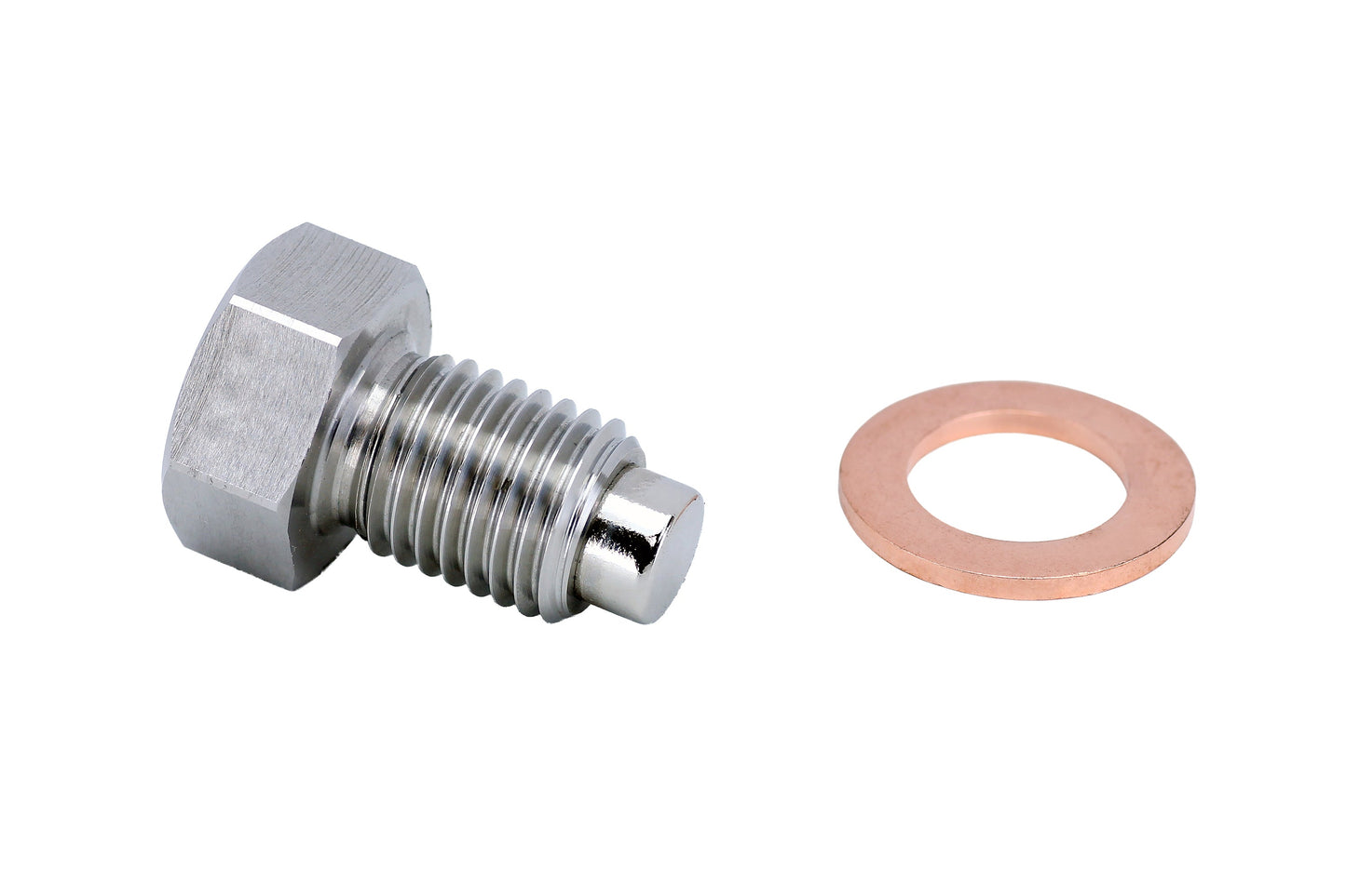 HPS Performance Stainless Steel Magnetic Oil Drain Plug Bolt for Engine, MDPK-103