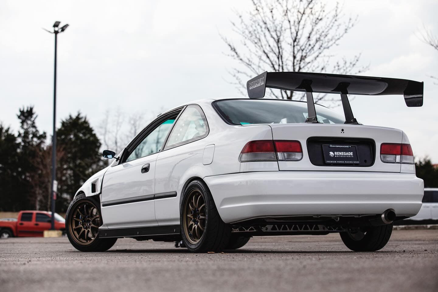 PCI 96-00 Civic HB/Coupe Aluminum Race Spec Side Skirts – Prestige