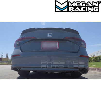 Megan Racing Single Exit Exhaust System for Honda Civic Sedan Sport & SI 2022+ (Excludes Type-R / Hatchback)