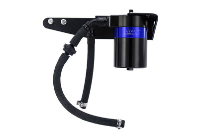 HPS Performance Billet Aluminum Oil Catch Can Kit, Blue, 860-001BL