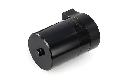 HPS Performance Billet Aluminum Oil Catch Can Kit, Black, 860-001WB