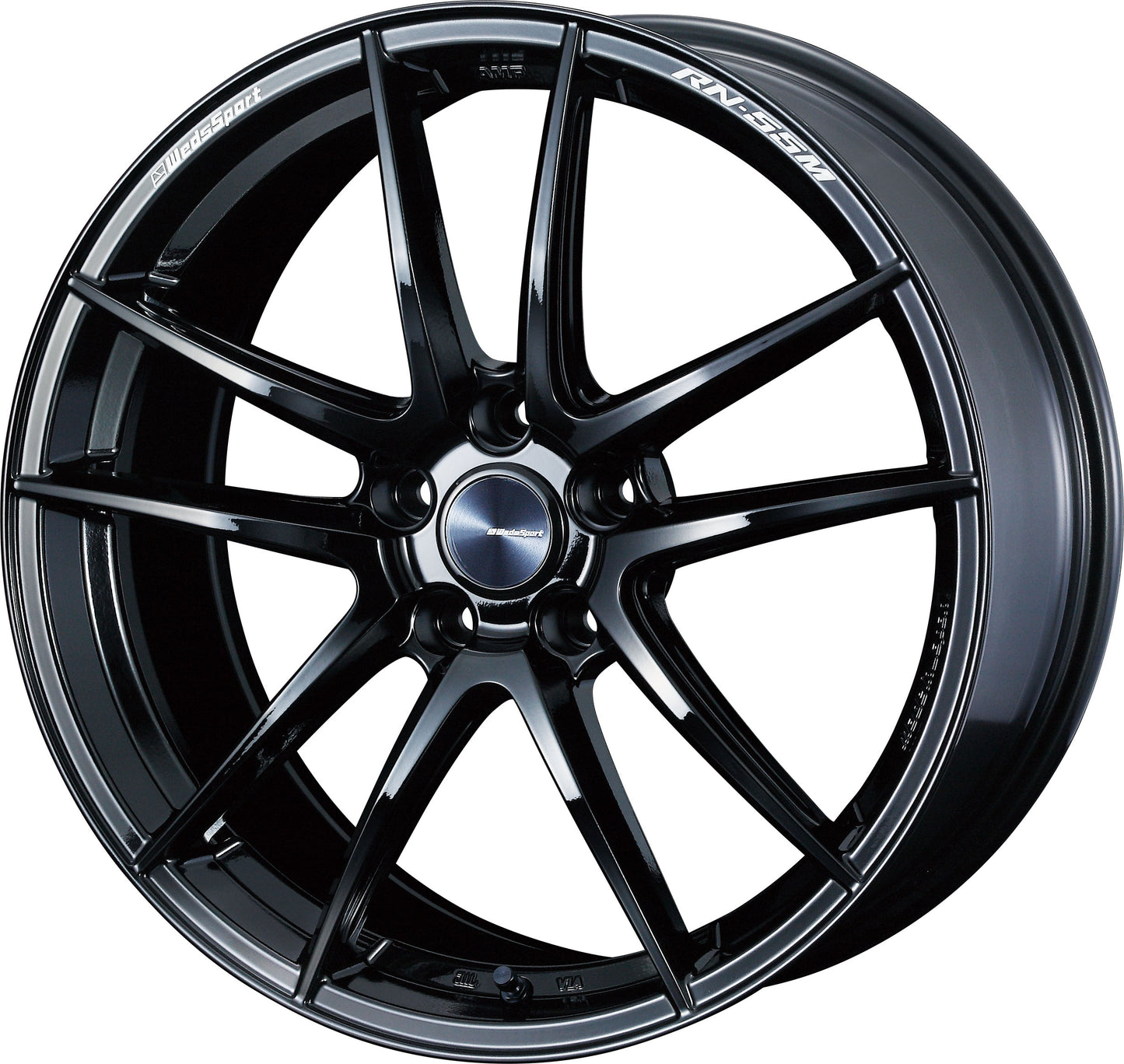 Weds WedsSport RN-55M Wheel 18x9 5x112 32mm Gloss Black