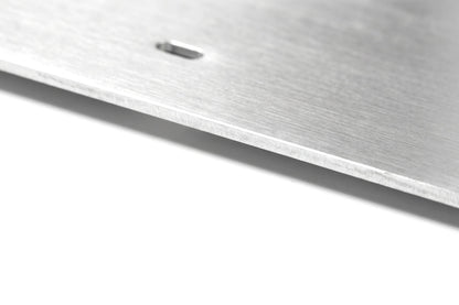 HPS Performance Aluminum Rear Skid Plate Undertray Protection Shield, Polished, SP-102P