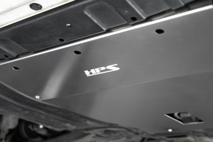HPS Performance Aluminum Front Undertray Under Panel Skid Plate SP-105