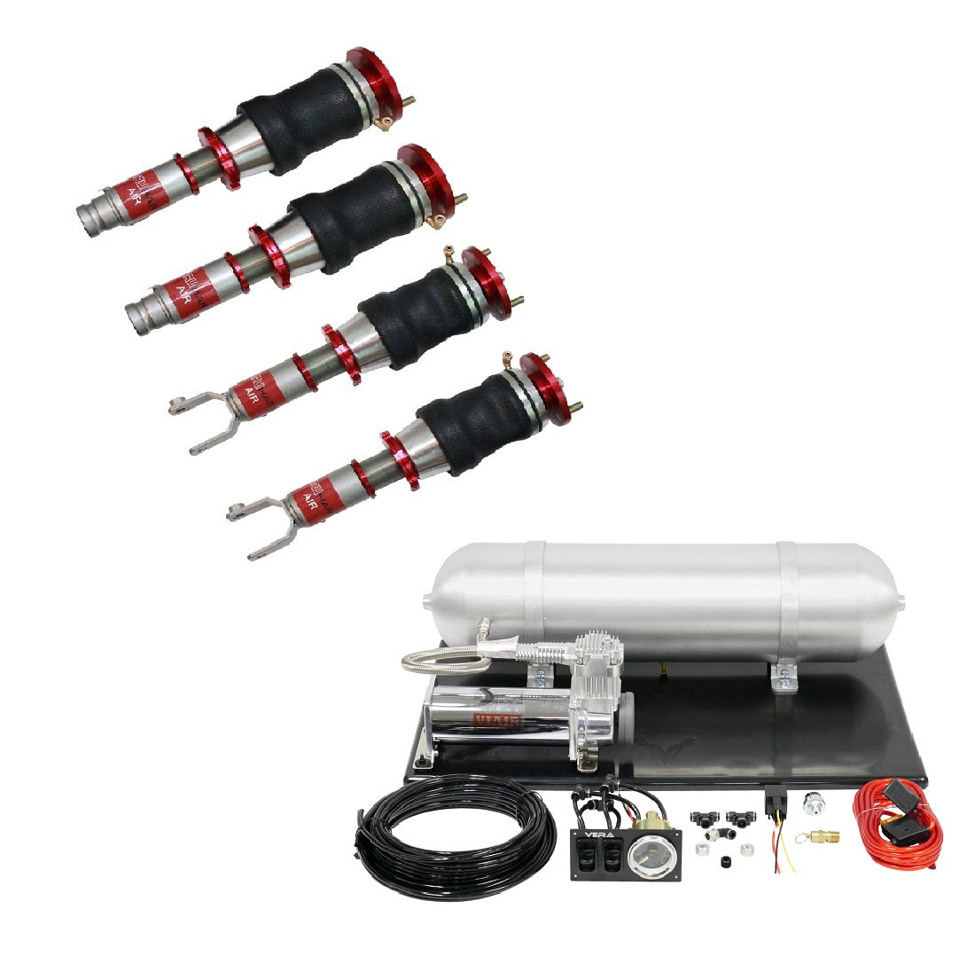 TruHart AirPlus Air Struts w/ VERA Basic Management For 90-93 Acura Integra 88-91 Honda Civic Excluding AWD Wagovan  FWD