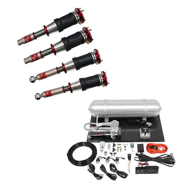 TruHart AirPlus Air Struts w/ VERA Evo Bluetooth Management For 97-01 Honda CR-V