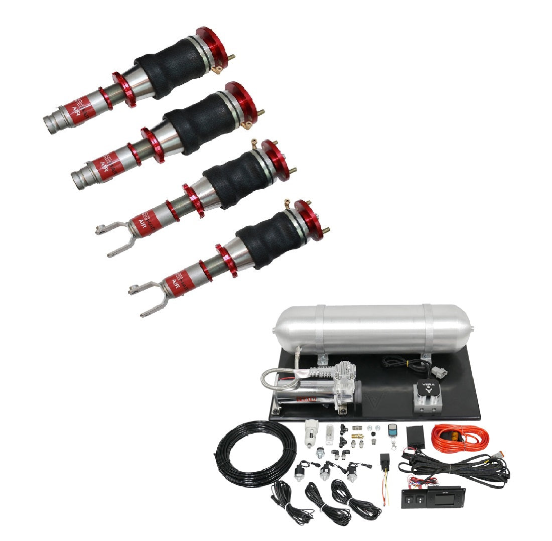 TruHart AirPlus Air Struts w/ VERA Evo Bluetooth Management For 00-09 Honda S2000