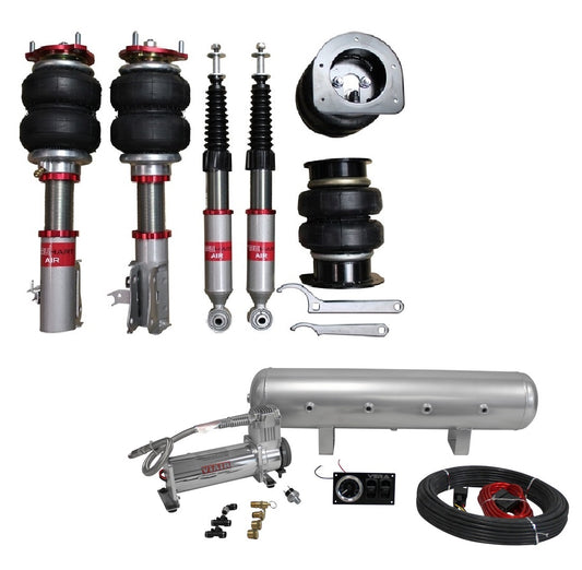TruHart AirPlus Air Struts w/ VERA Essential Management For 16+ Acura ILX 14-15 Honda Civic Si