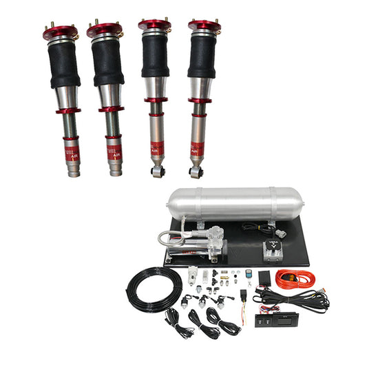 TruHart AirPlus Air Struts w/ VERA Basic Management For 04-08 Acura TSX 03-07 Honda Accord