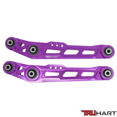 TruHart Rear Lower Control Arms Purple For 90-01 Acura Integra 88-95 Honda Civic 88-91 Honda CRX