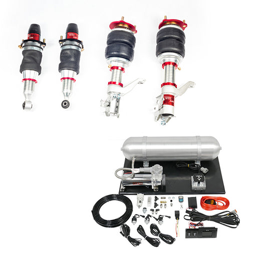 TruHart AirPlus Air Struts w/ VERA Evo Bluetooth Management For 02-06 Acura RSX 01-05 Honda Civic