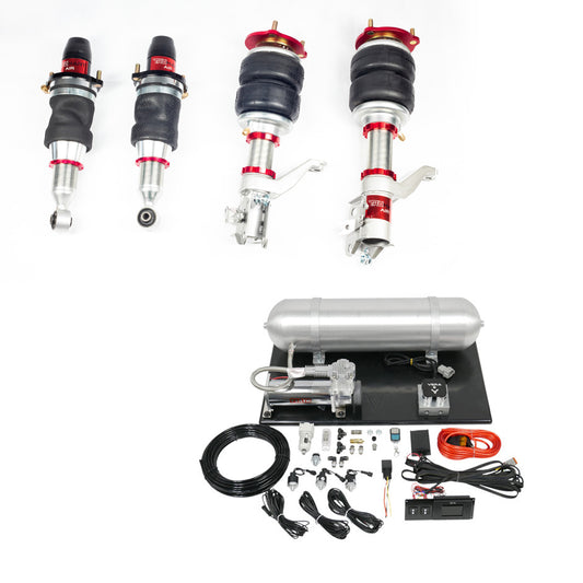 TruHart AirPlus Air Struts w/ VERA Essential Management For 02-06 Acura RSX 01-05 Honda Civic