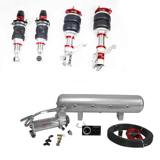 TruHart AirPlus Air Struts w/ VERA Element Management For 02-06 Acura RSX 01-05 Honda Civic
