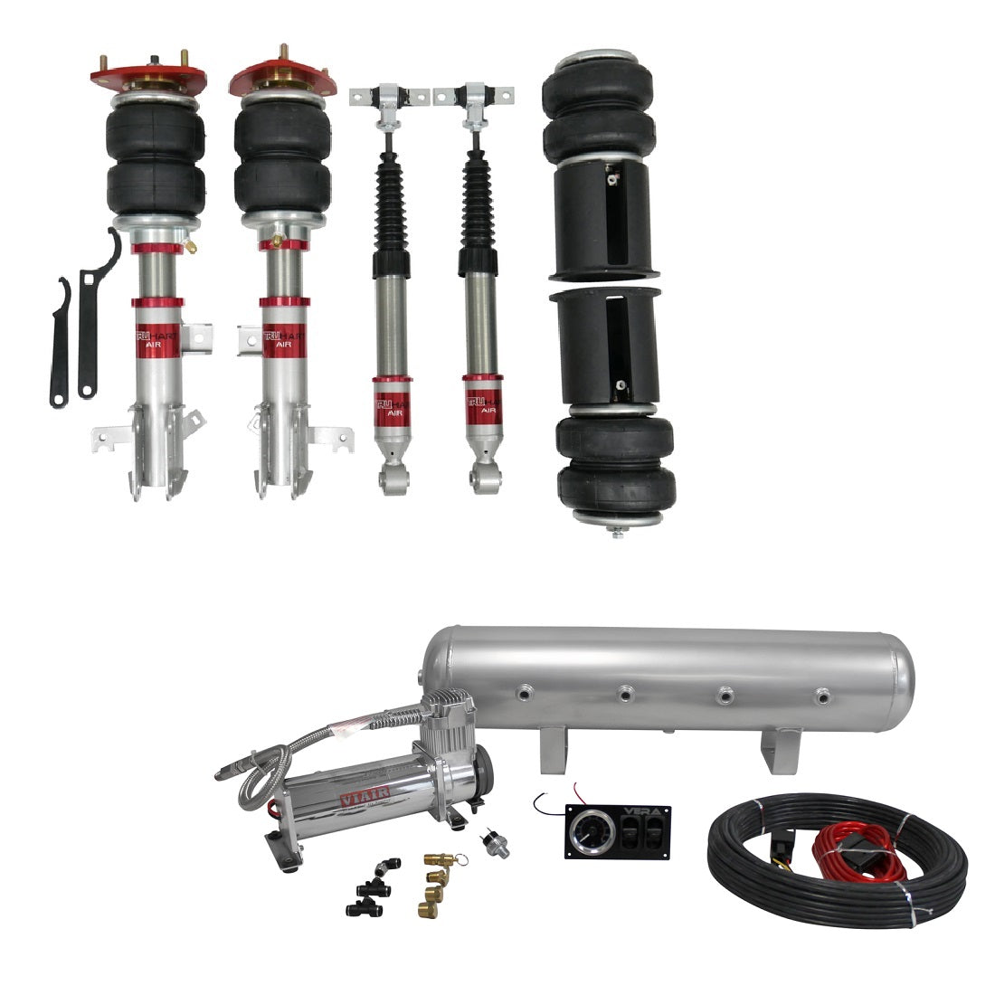 TruHart AirPlus Air Struts w/ VERA Essential Management For 05-10 Honda Odyssey