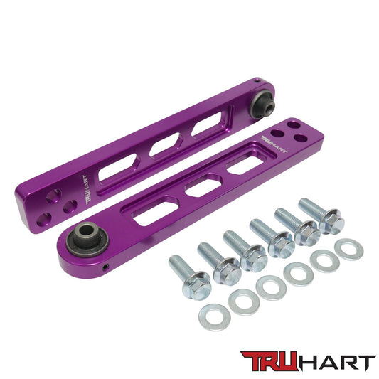TruHart Rear Lower Control Arms Purple For 02-06 Acura RSX