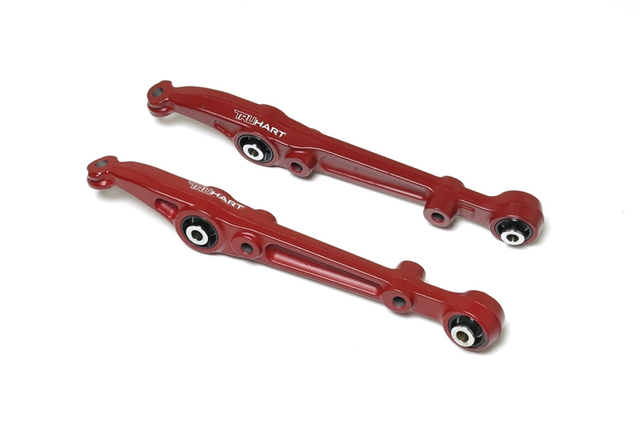 TruHart Front Lower Control Arms W/ Pillowball Red For 88-91 Honda Civic 88-91 Honda CRX