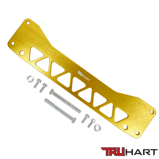 TruHart Subframe Brace Gold For 02-06 Acura RSX 01-05 Honda Civic