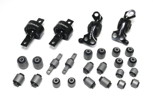 TruHart Arm Bushing Set Black 26pcs For 92-95 Honda Civic