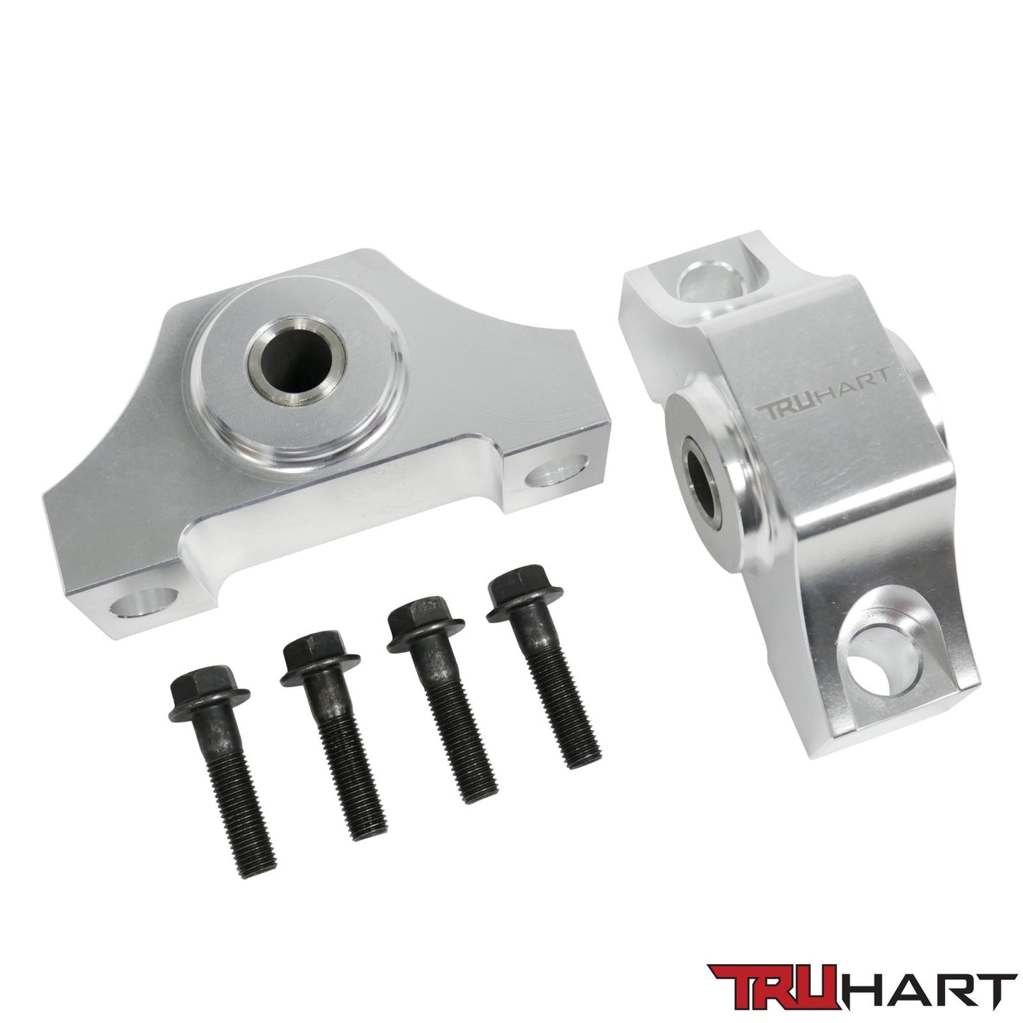 TruHart Torque Mounts Solid Billet Polished For 94-01 Integra 92-00 Civic 97-01 Honda CRV