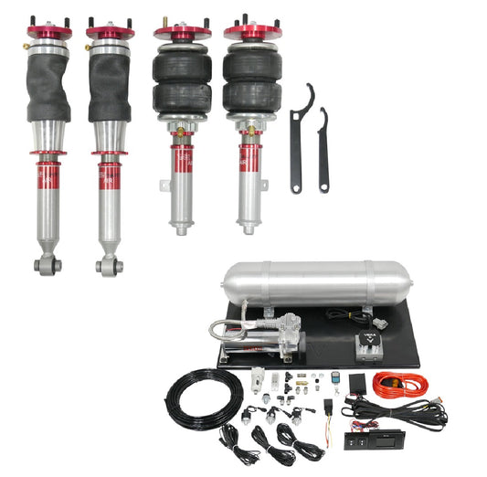 TruHart AirPlus Air Struts w/ VERA Evo Bluetooth Management For 06-12 Lexus GS300 / GS350 / GS430 06-13 Lexus IS250 / IS350 / IS-F AWD  AWD