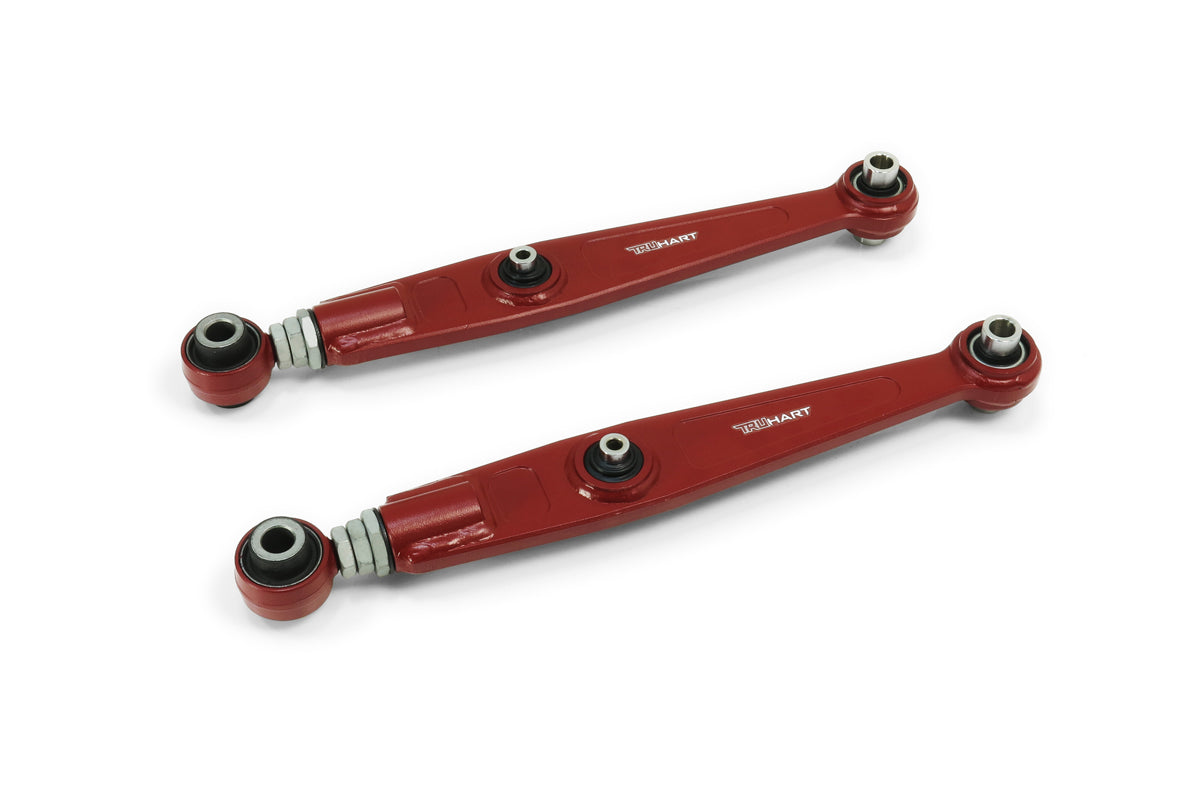 TruHart Adjustable Rear Lower Control Arms Red  For 07-17 Lexus LS460/600H
