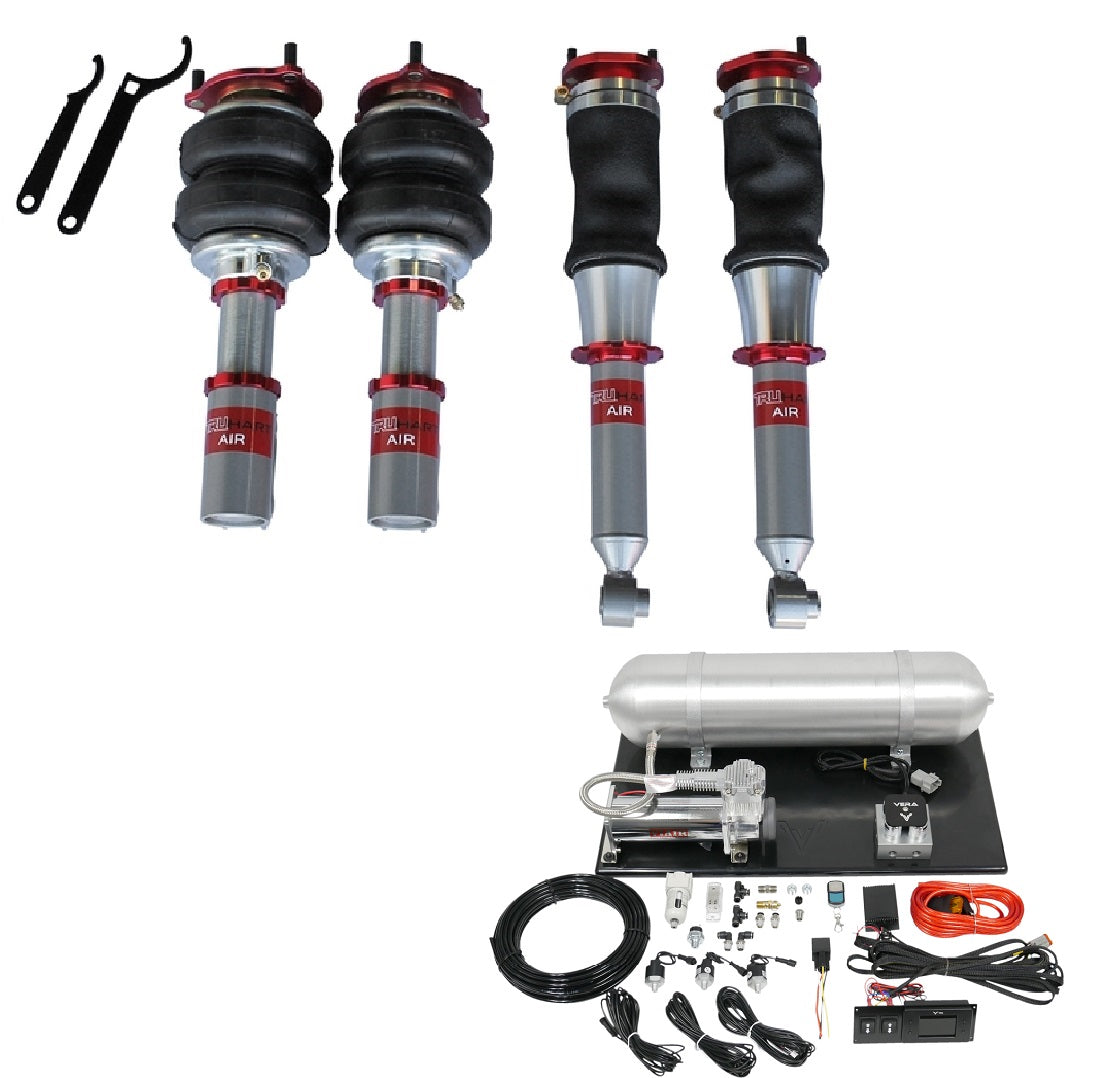 TruHart AirPlus Air Struts w/ VERA Evo Bluetooth Management For 89-94 Nissan 240SX