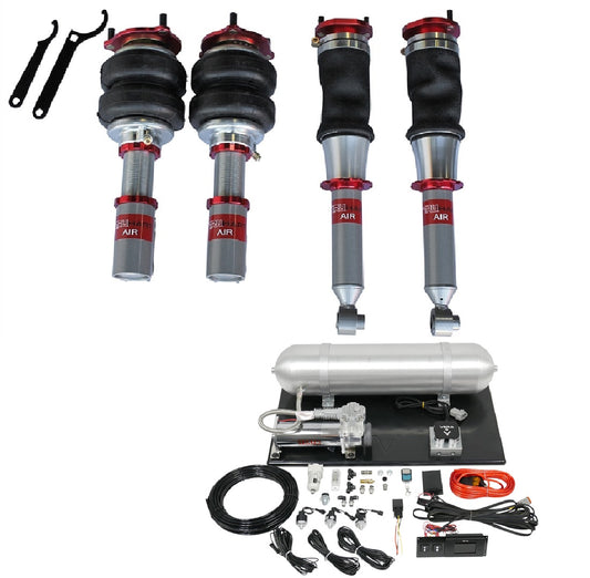 TruHart AirPlus Air Struts w/ VERA Evo Bluetooth Management For 95-98 Nissan 240SX