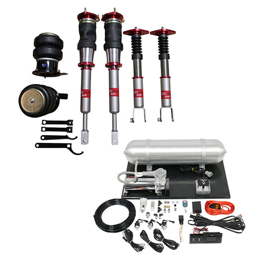 TruHart AirPlus Air Struts w/ VERA Element Management For 07-08 Infiniti G35 Sedan 08-13 Infiniti G37 Coupe 07-14 Infiniti G37 Sedan 14-15 Infiniti Q60 Coupe 09+ Nissan 370Z RWD  RWD