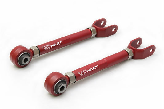 TruHart Rear Camber Kit Red For 03-06 Infiniti G35 03-08 Nissan 350Z 02-06 Nissan Altima 04-13 Nissan Maxima RWD  RWD