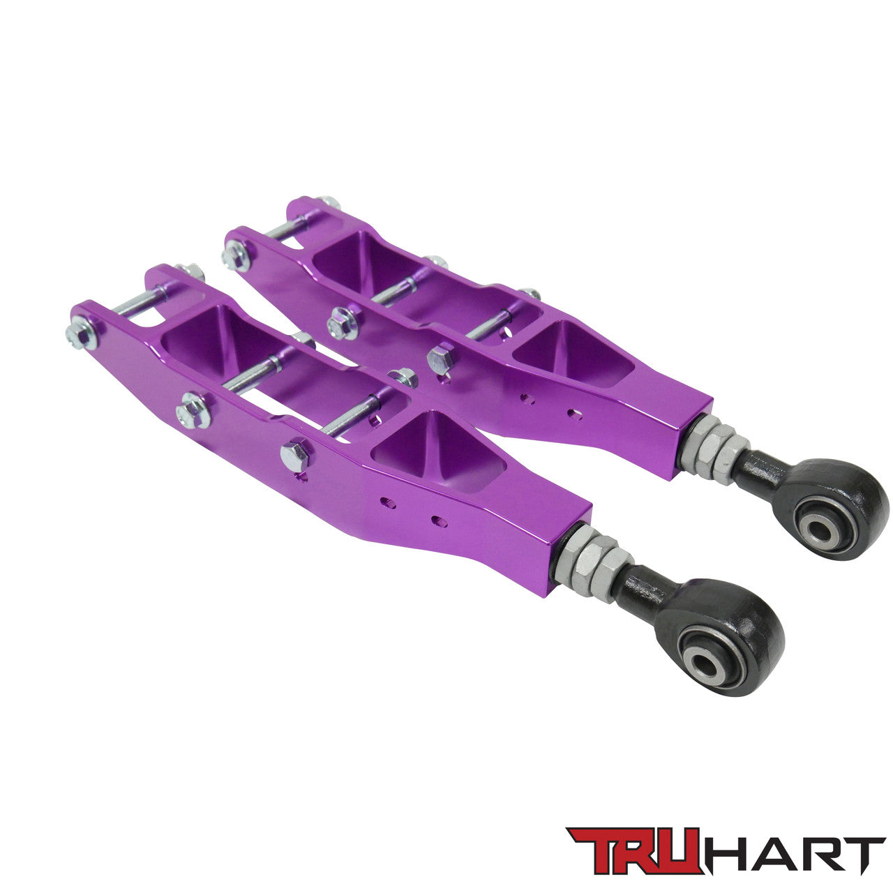 TruHart Adjustable Rear Lower Control Arms Kit For Subaru Impreza WRX STI 2008 - 2016 (Purple)