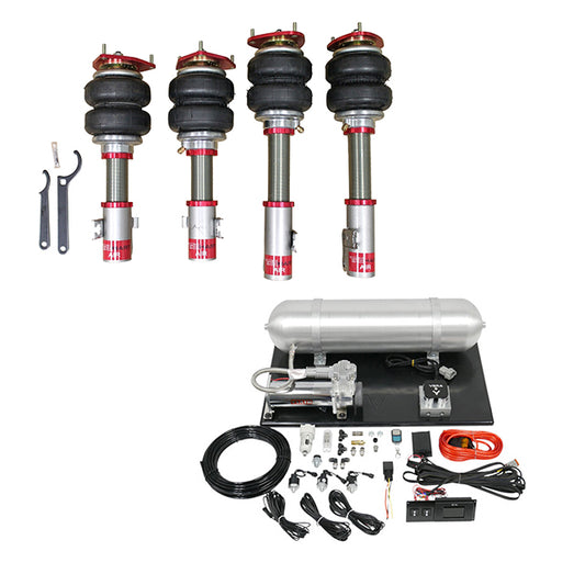 TruHart AirPlus Air Struts w/ VERA Evo Bluetooth Management For 12-17 Toyota Camry SE No Sport Limited Edition