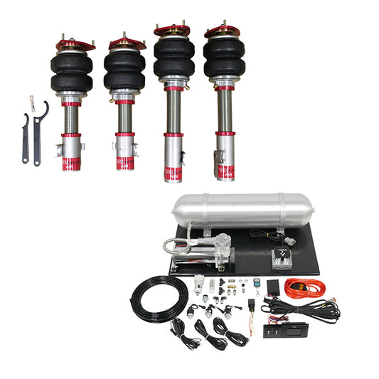 TruHart AirPlus Air Struts w/ VERA Element Management For 12-17 Toyota Camry SE No Sport Limited Edition