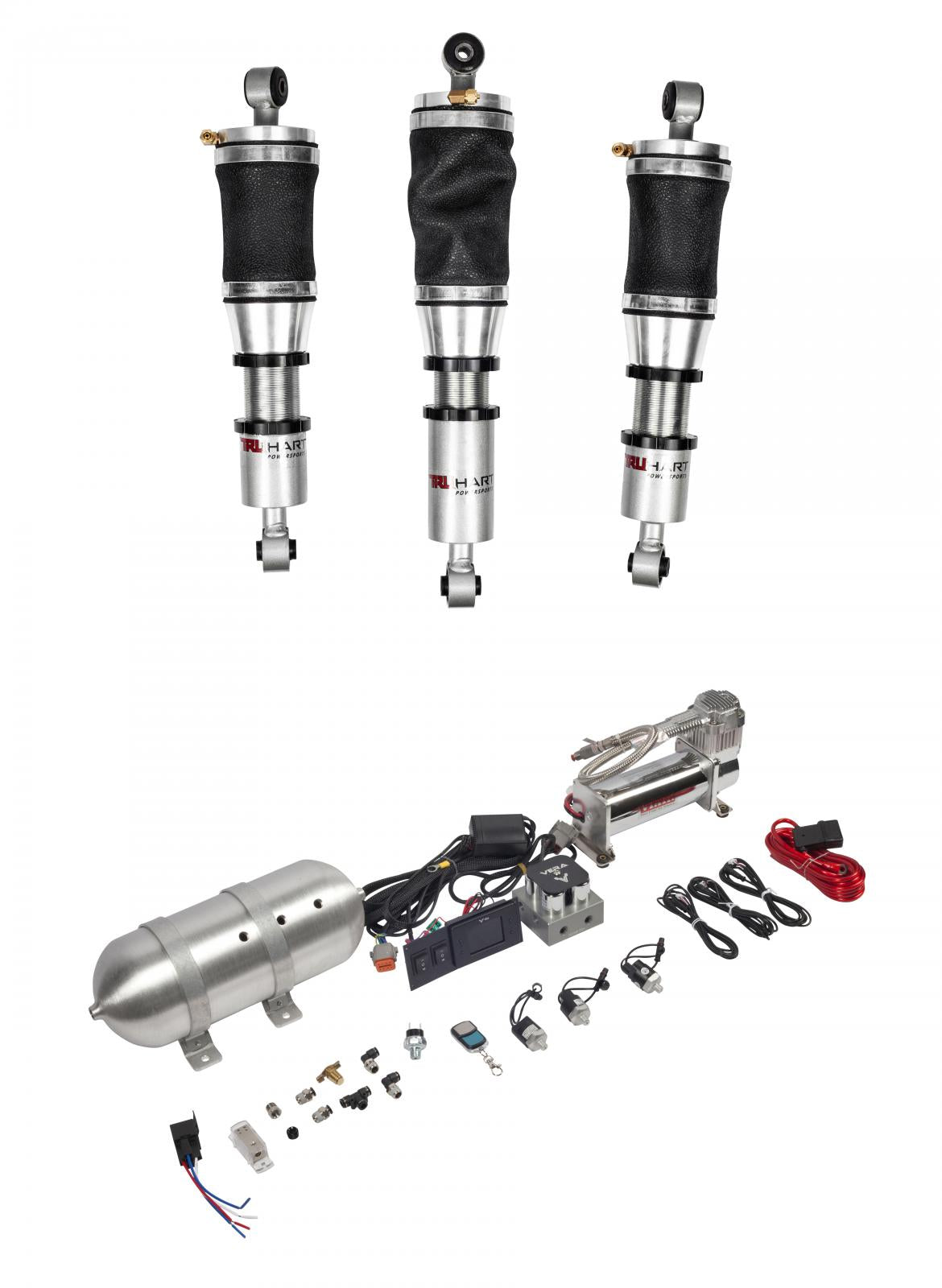 TruHart Air Struts Plus Evo Bluetooth Management For 15-20 Polaris Slingshot